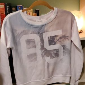 Palm Trees Cropped Sweatshirt BP